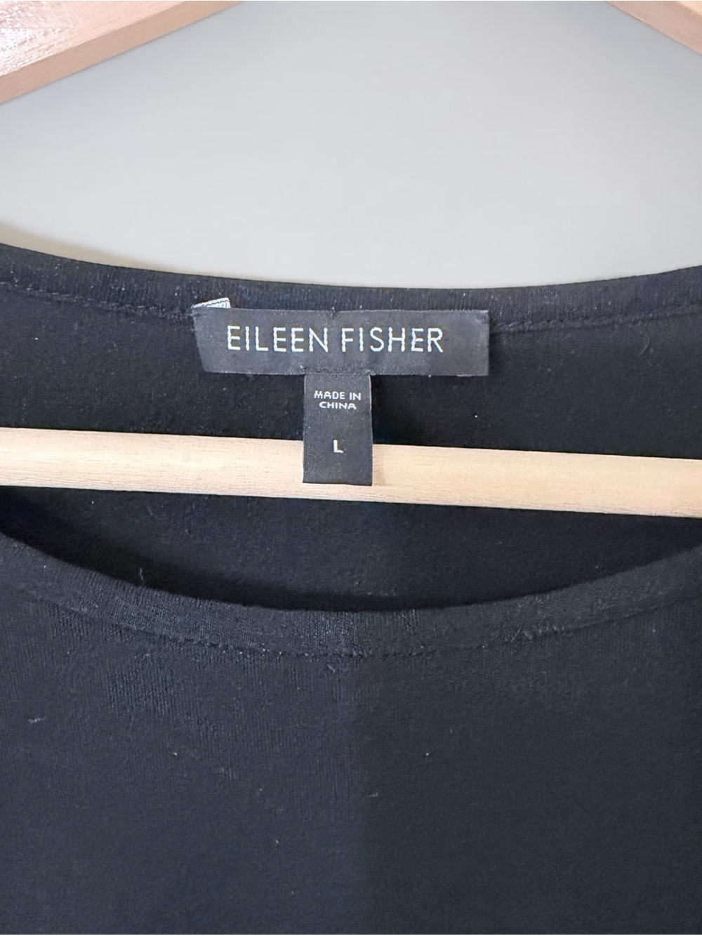 Eileen Fisher 100% Silk Semi Sheer Top L - Picture 4 of 5